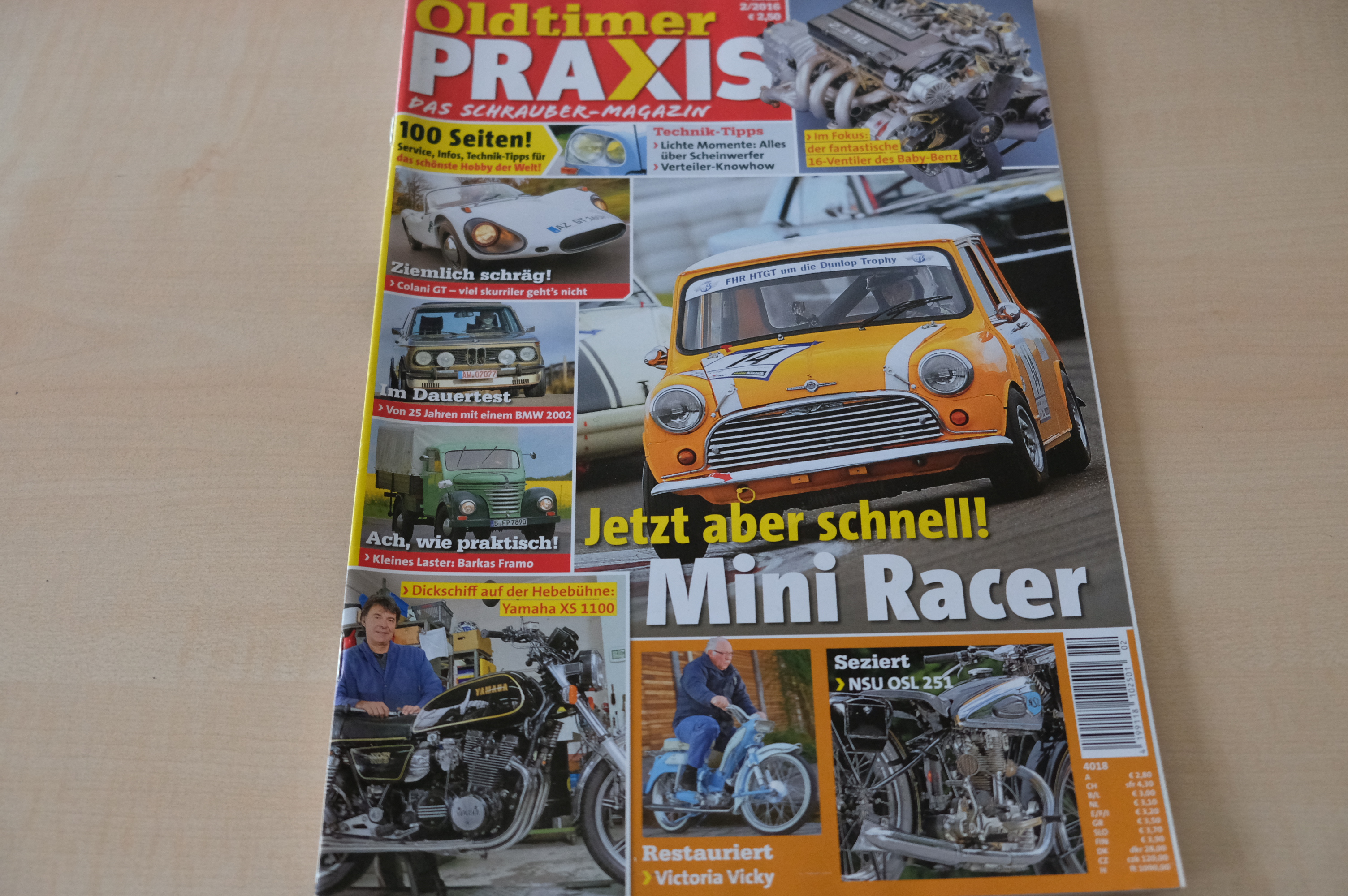 Deckblatt Oldtimer Praxis (02/2016)
